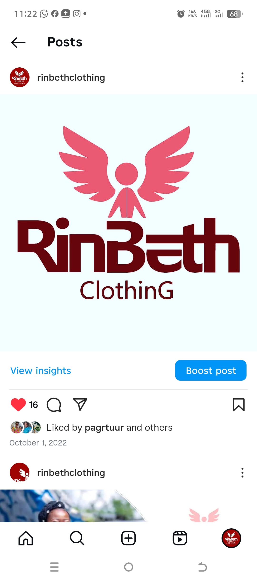 Rinbeth clothing