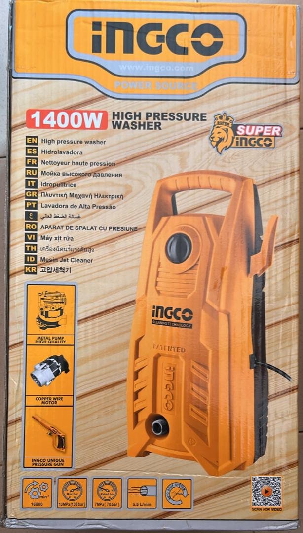 HIGH PRESSURE WASHER 1400W